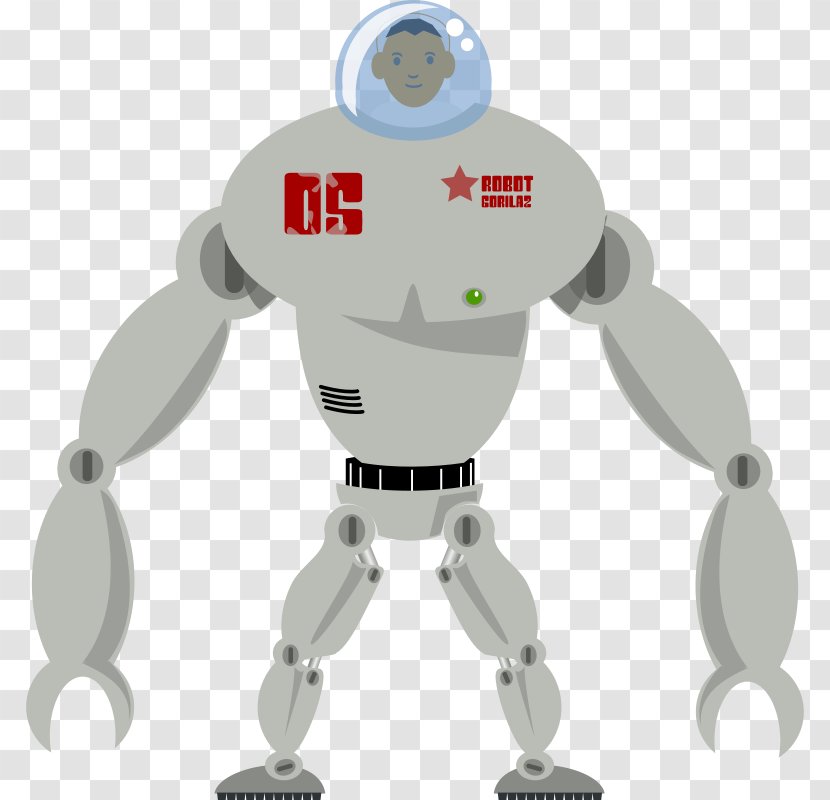 Robot Builders Bonanza Android Clip Art - Cyborg - Grey Cartoon Transparent PNG