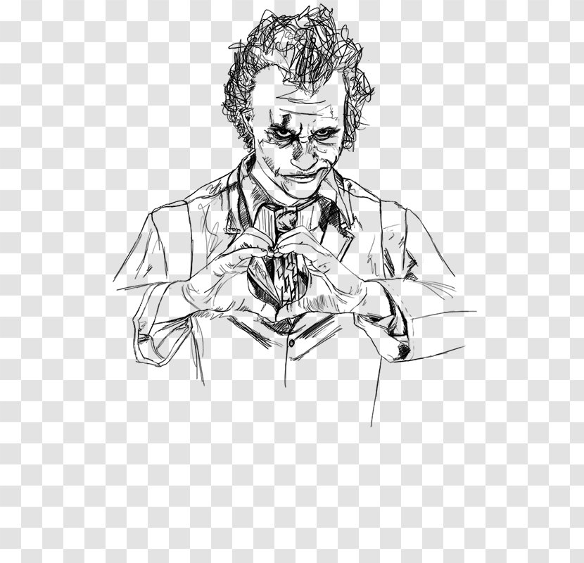 Drawing Digital Painting Watercolor Sketch - Human - Heath Ledger Transparent PNG