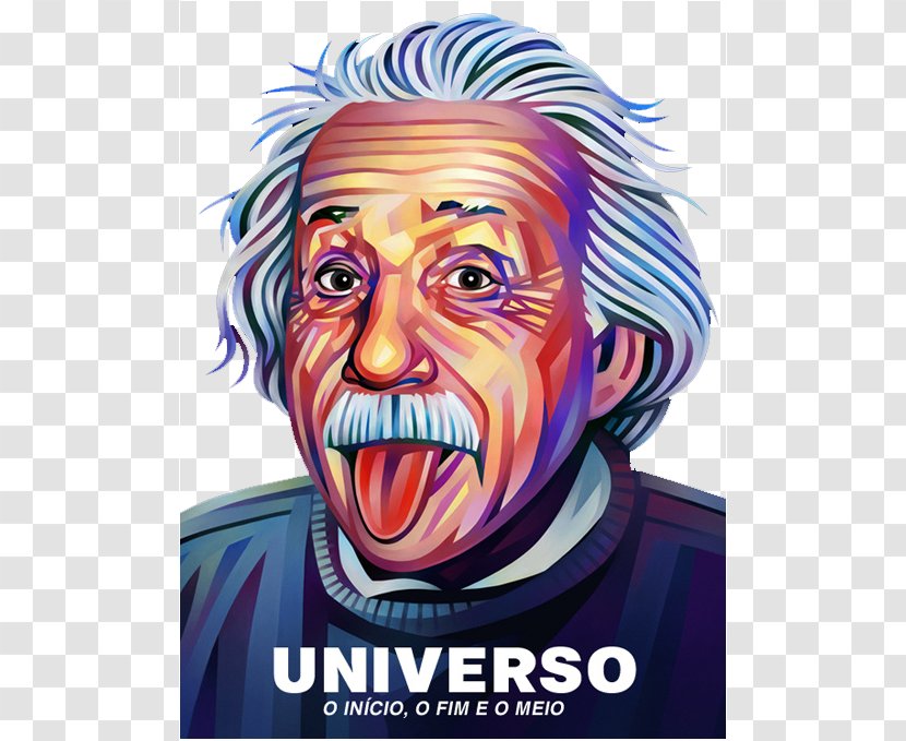 Albert Einstein Portrait Art Illustration - Fiction - Avatar Transparent PNG