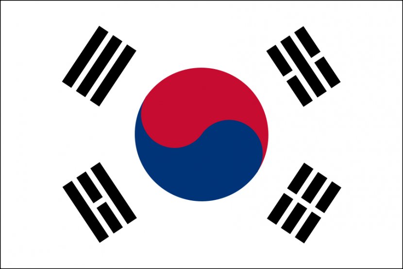Flag Of South Korea North The United States - Carolina Vector Transparent PNG