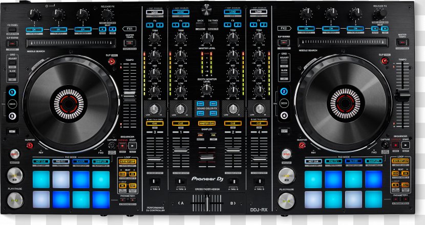 Pioneer DJ Disc Jockey Controller CDJ Audio Mixers - Mixer Transparent PNG