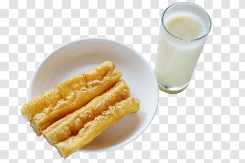 Youtiao Soy Milk Breakfast French Fries Vegetarian Cuisine - Snack - Soybean Fritters Transparent PNG