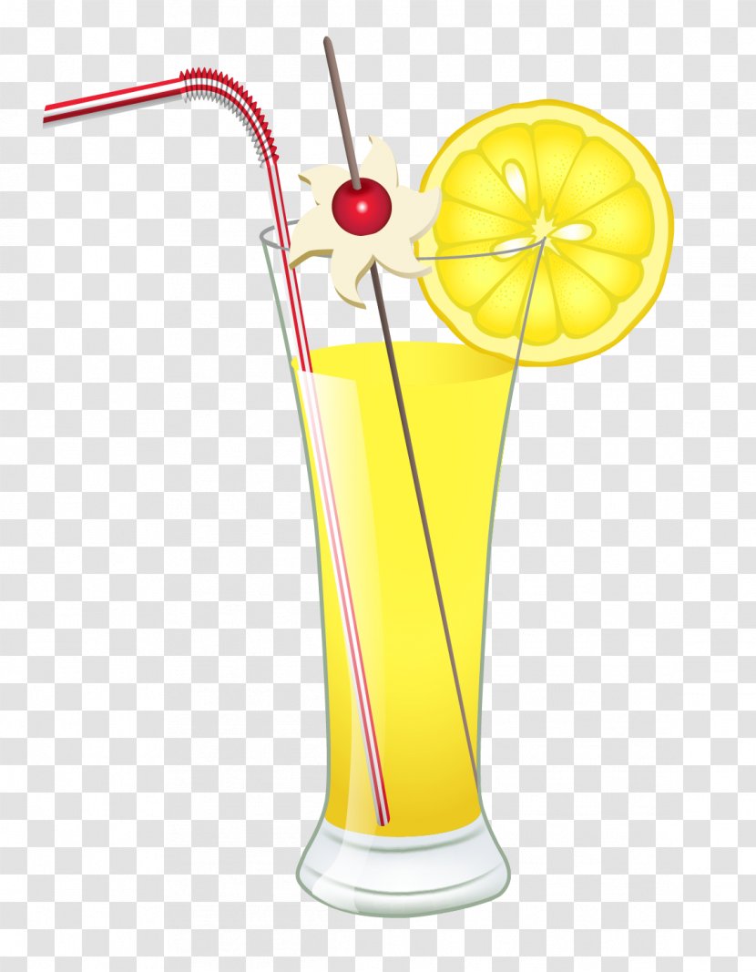 Wine Cocktail Juice Tequila Sunrise Harvey Wallbanger - Sex On The Beach - Lemon Clipart Picture Transparent PNG