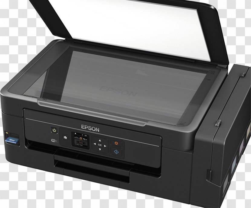 Multi-function Printer Epson Expression ET-2650 EcoTank Inkjet Printing - Ink Cartridge Transparent PNG