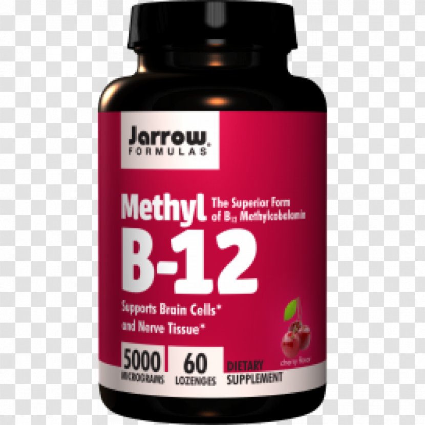 Dietary Supplement Vitamin B-12 Methylcobalamin Pyridoxine Folate - Levomefolic Acid - Mineral Transparent PNG