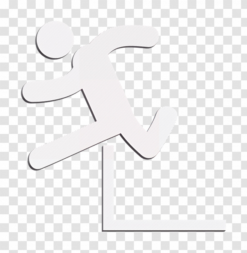 Jump Icon Man Jumping An Obstacle Icon Humans 2 Icon Transparent PNG