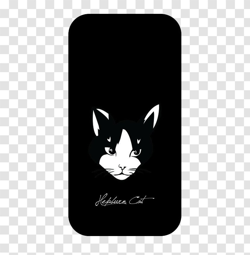 Black Download - Whiskers - Phone Case Design Transparent PNG