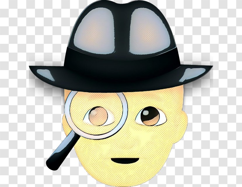 Cowboy Hat - Cartoon - Cap Glasses Transparent PNG