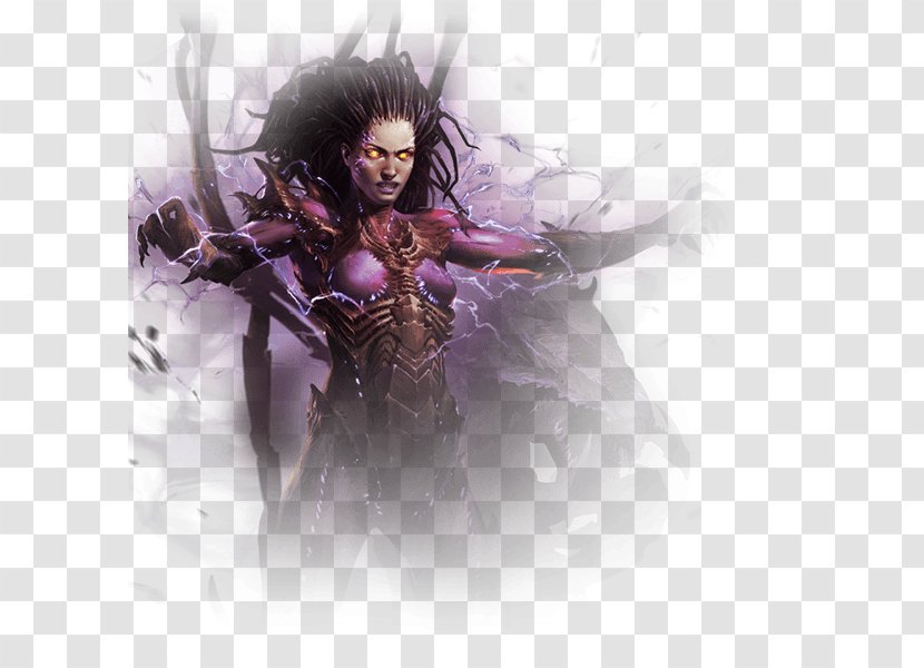 StarCraft II: Legacy Of The Void World Warcraft Sarah Kerrigan Blizzard Entertainment Cooperative Gameplay - Watercolor Transparent PNG