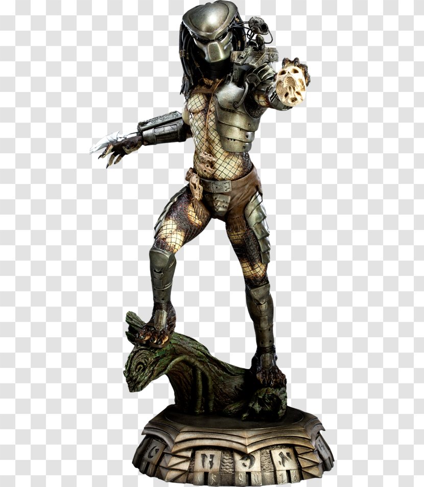 Predator Sculpture Alien Statue Sideshow Collectibles Transparent PNG