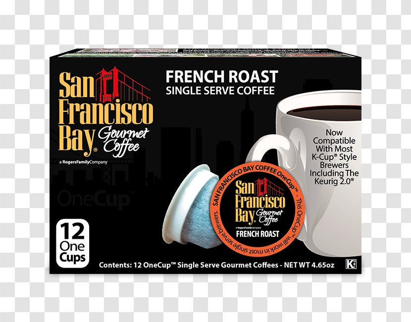 Single-serve Coffee Container San Francisco Bay Roasting Keurig - Brand Transparent PNG