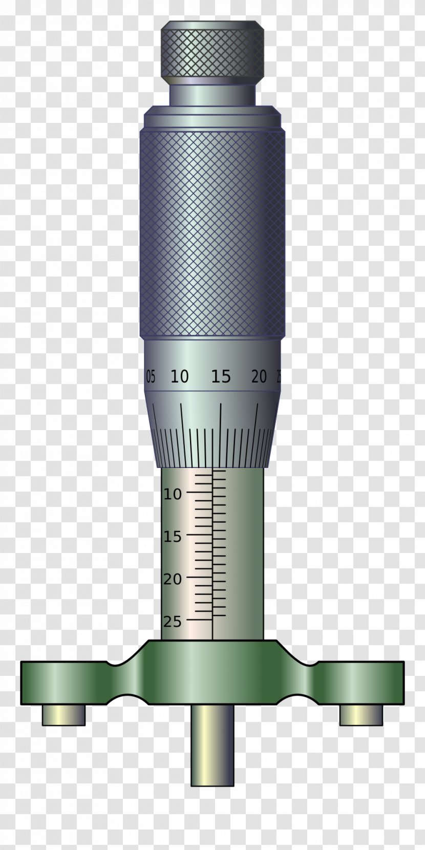Micrometer Cylinder - Tool Accessory Transparent PNG