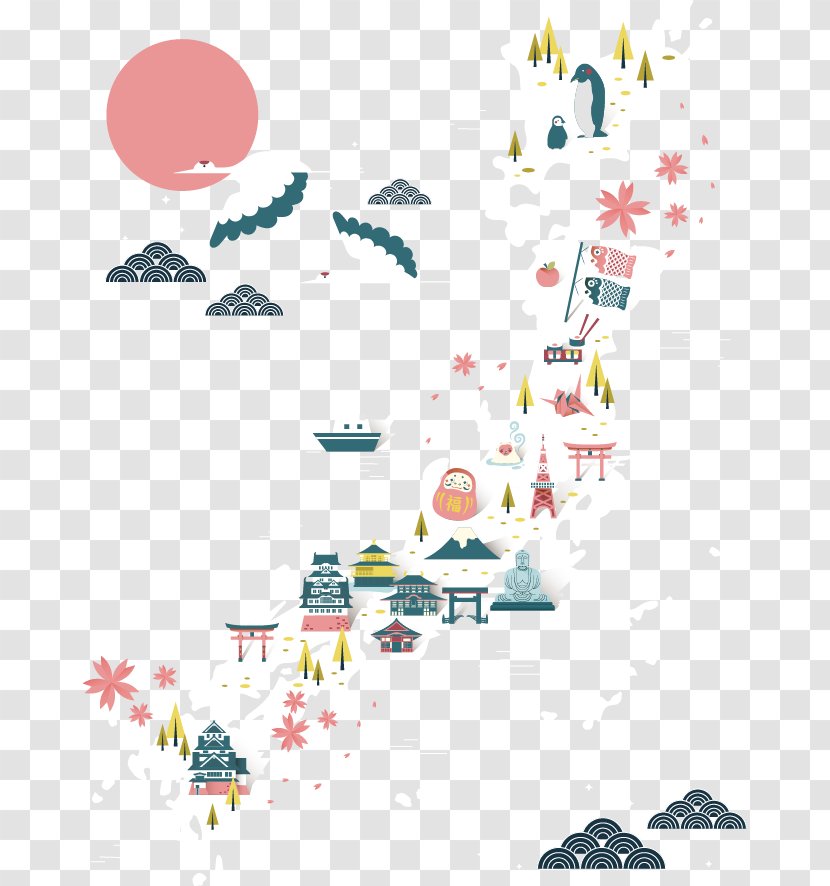 Japan Tourism Icon - Gratis - Holiday Ideas Vector Material Transparent PNG