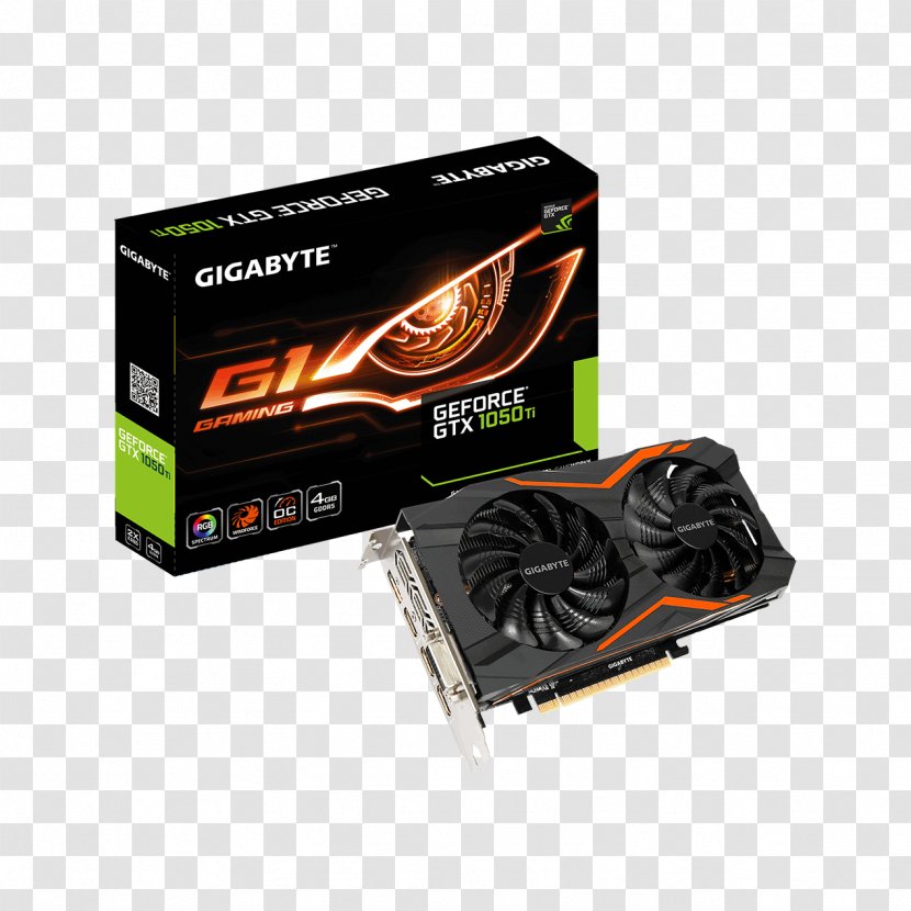 Graphics Cards & Video Adapters NVIDIA GeForce GTX 1050 Gigabyte Technology GDDR5 SDRAM - Geforce - Product Sale Transparent PNG
