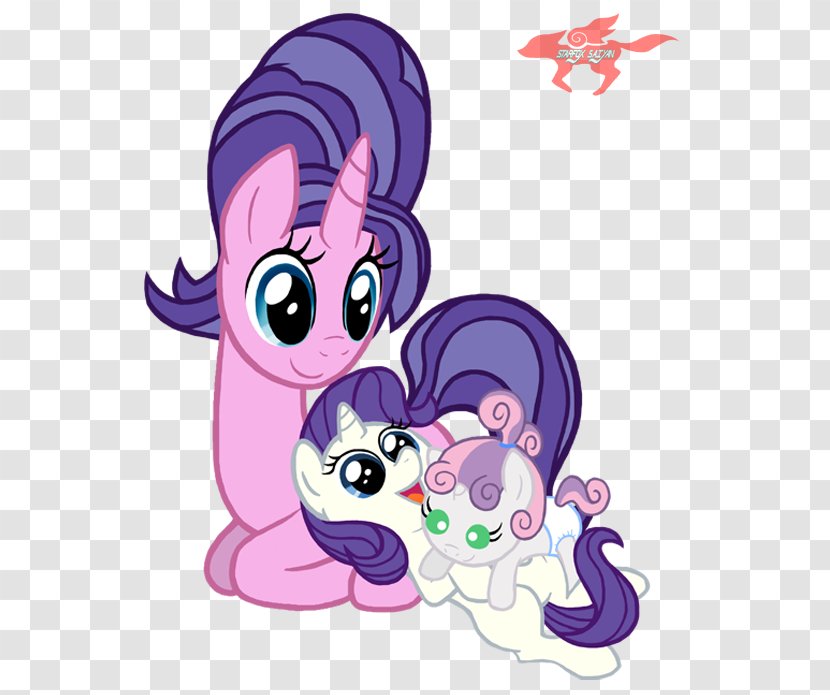 Rarity Pony Sweetie Belle Twilight Sparkle Derpy Hooves - Flower - Baby Transparent PNG