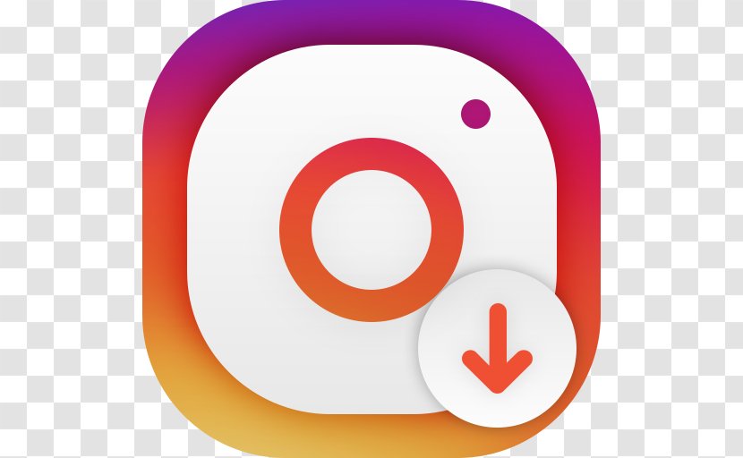 Downloader Instagram Android Computer Software - Orange Transparent PNG