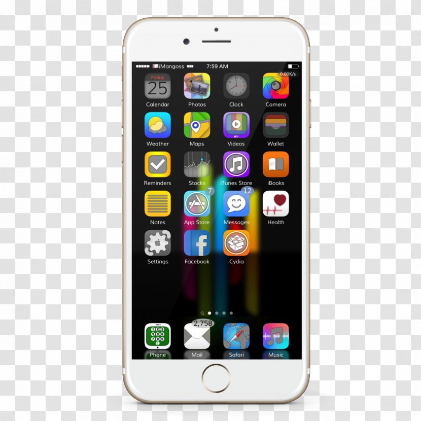 Feature Phone Smartphone IPhone 5 7 - Multimedia Transparent PNG