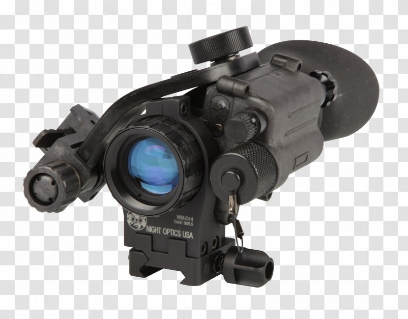 AN/PVS-14 Monocular Night Vision Device Optics - Reflector Sight - .vision Transparent PNG