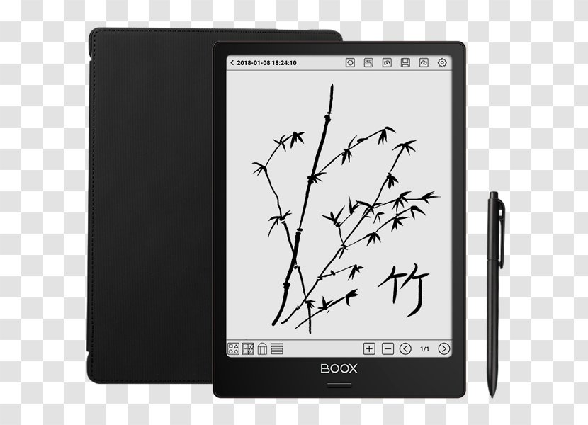 Boox E-Readers Amazon.com E Ink E-book - Black - Android Transparent PNG