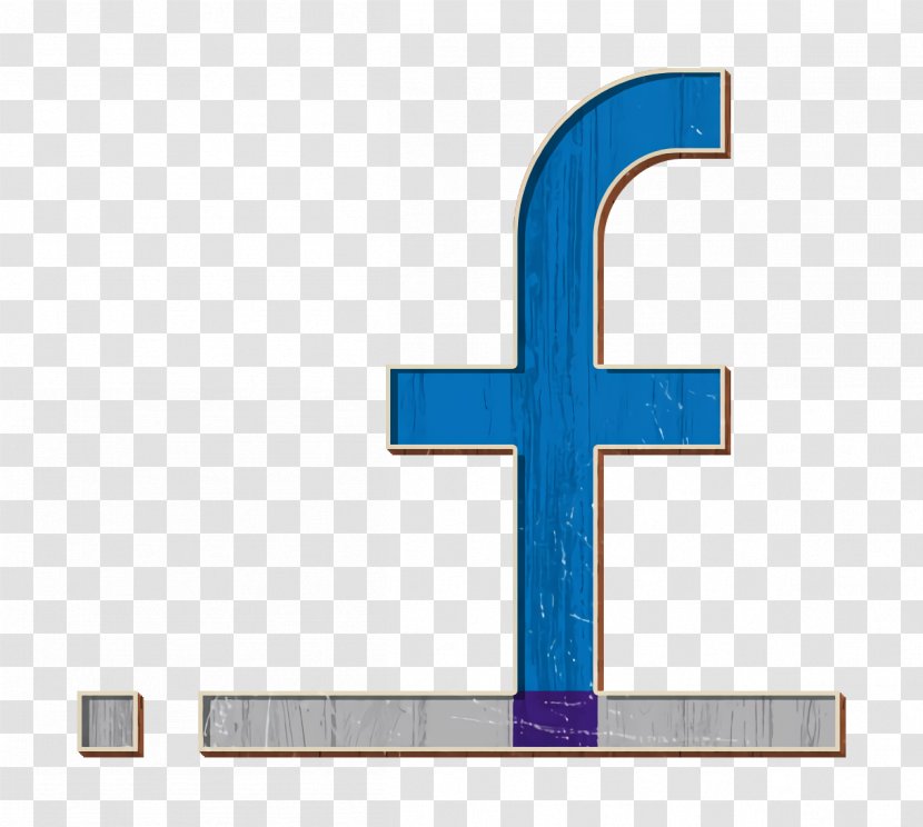 Facebook Icon Fb Social - Symbol - Electric Blue Religious Item Transparent PNG