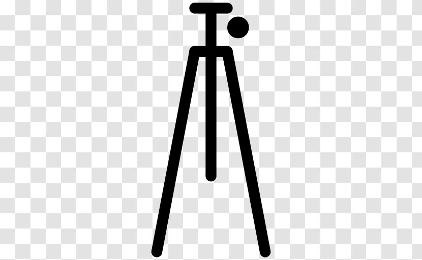 Tripod Clip Art - Black And White - Photography Transparent PNG