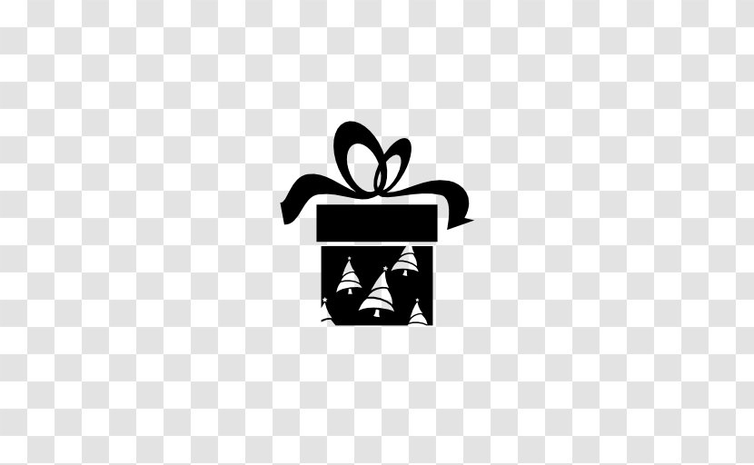 Gift Box Download - Black Transparent PNG
