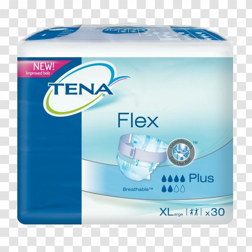 TENA Incontinence Pad Urinary Diaper Always - Flower - Polythene Transparent PNG