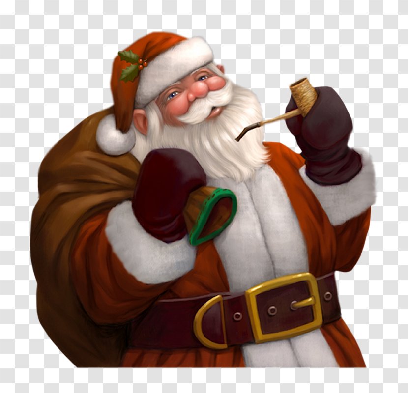 Santa Claus Reindeer Christmas Tree Eve - New Year Transparent PNG