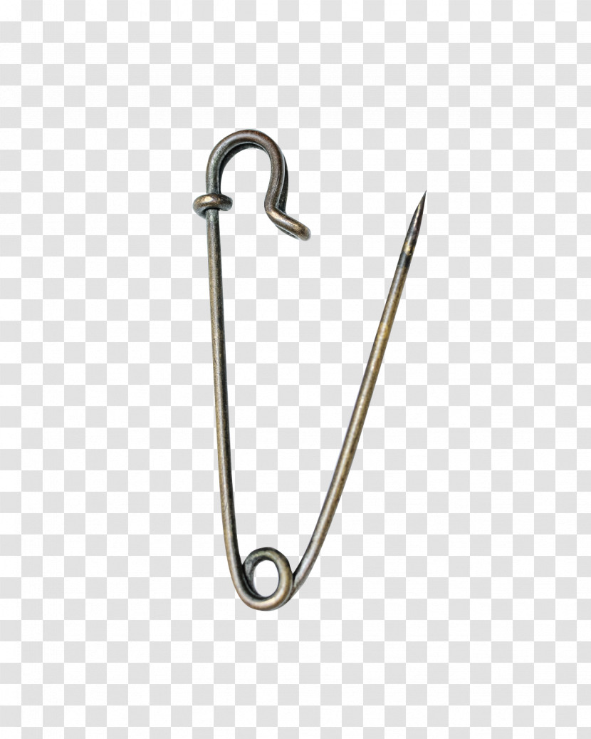 Safety Pin Fish Hook Font Hook Bathroom Accessory Transparent PNG