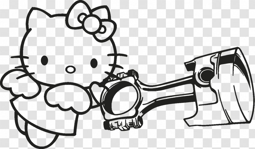 Hello Kitty Sticker Drawing Decal Transparent PNG