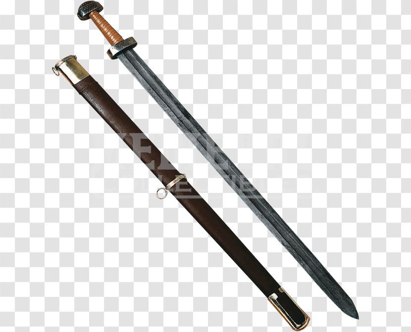 Damascus Sabre Viking Sword Scabbard Transparent PNG
