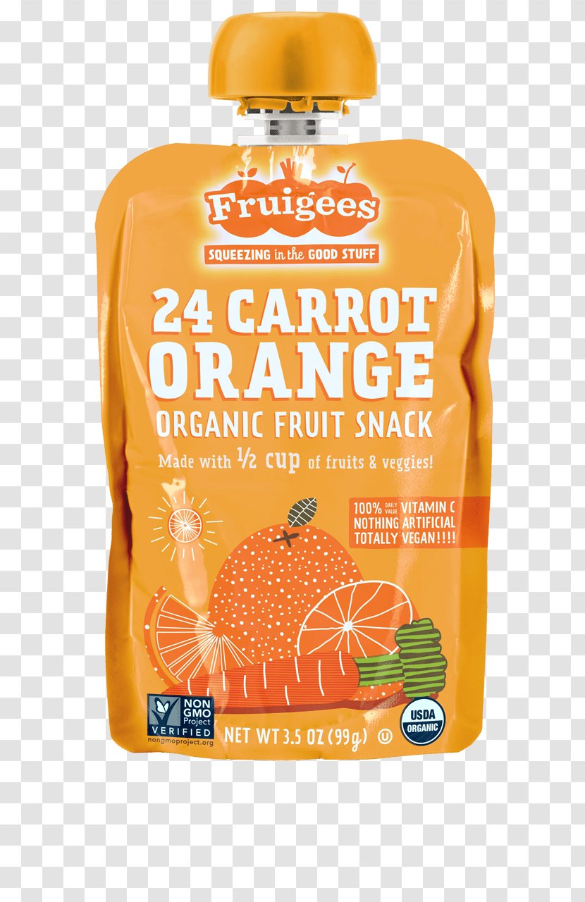 Organic Food Fruit Snacks Orange Juice - Commodity - Assorted Flavors Transparent PNG