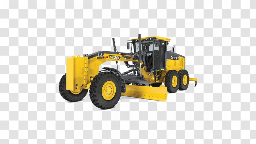 John Deere Caterpillar Inc. Grader Heavy Machinery Architectural Engineering - Tractor Transparent PNG