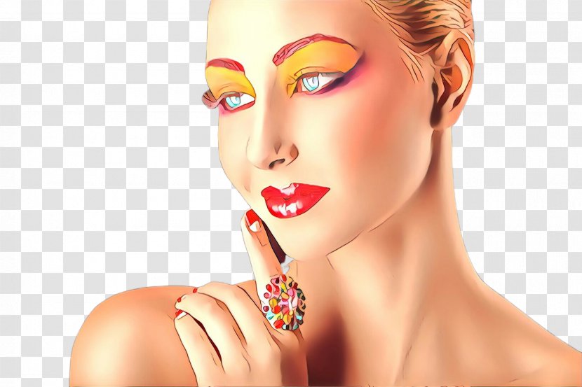 Face Skin Lip Nail Beauty - Cheek Head Transparent PNG