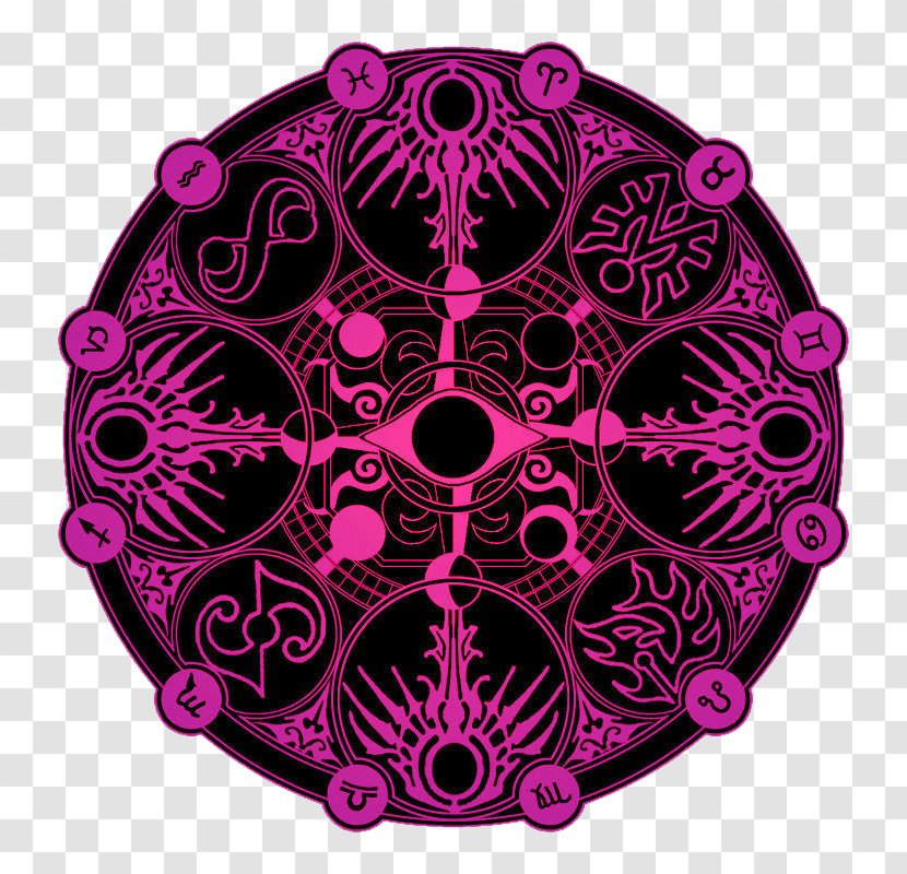 Magic Circle Wicca - Pentagram - Purple Summon Array Transparent PNG