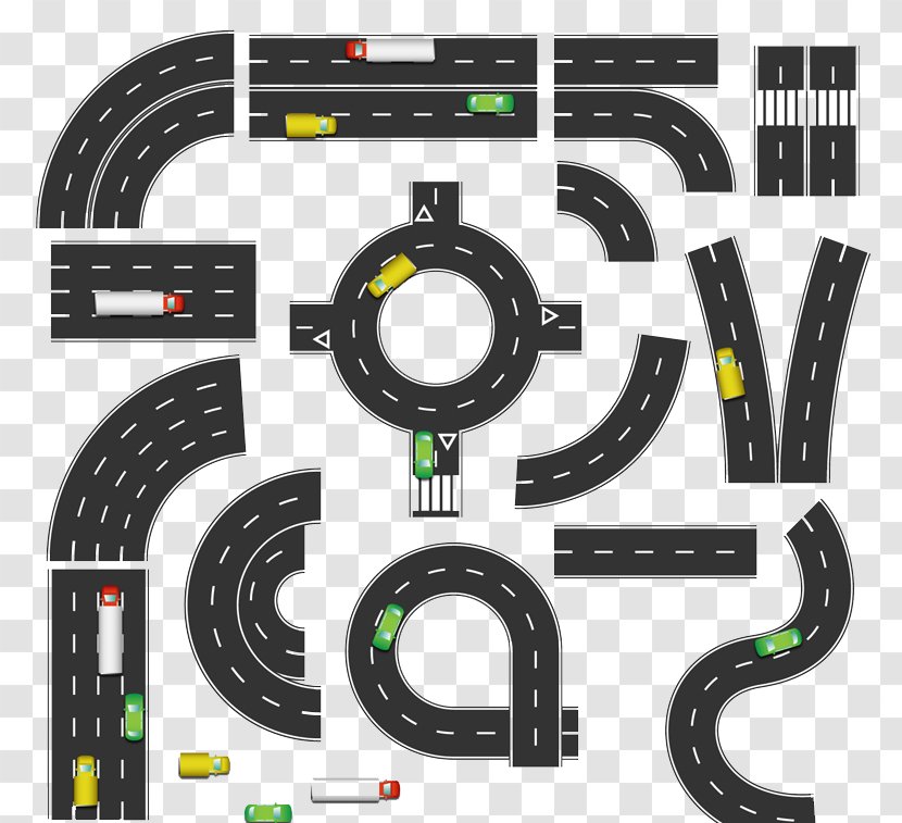 Road Drawing Euclidean Vector Infographic - Electronics Accessory - Design Transparent PNG