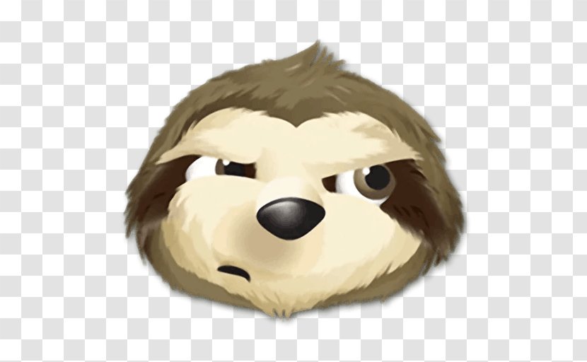 Snout Dog Sloth Canidae Sticker - Fur Transparent PNG