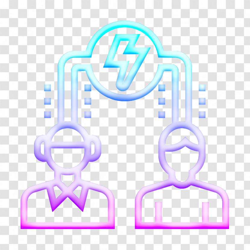 Brainstorming Icon Partnership Icon Artificial Intelligence Icon Transparent PNG