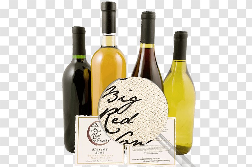 White Wine Label Paper - Material Transparent PNG
