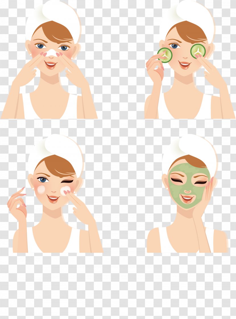 Download Icon - Flower - Woman Deposition Mask Transparent PNG
