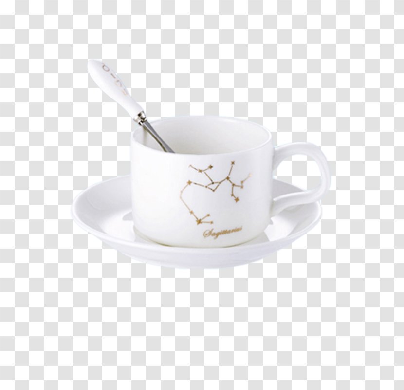 Coffee Cup Porcelain Mug Saucer Cafe - White Transparent PNG