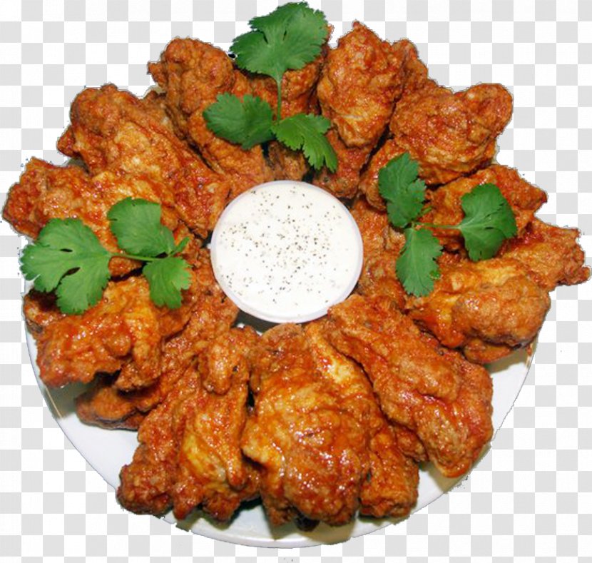 Chicken 65 Pakora Buffalo Wing Pizza Fried - Dipping Sauce Transparent PNG