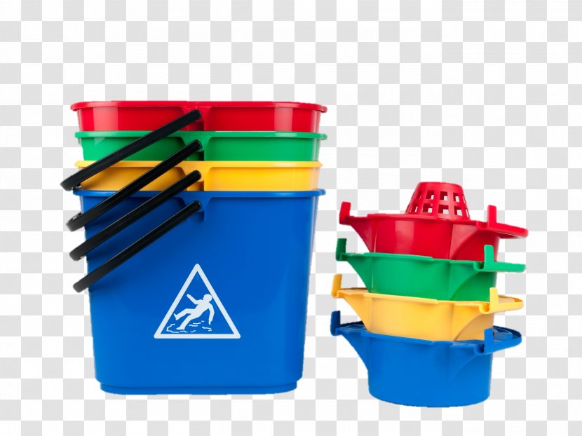 Mop Bucket Cart Cleaning Plastic - Brush Transparent PNG