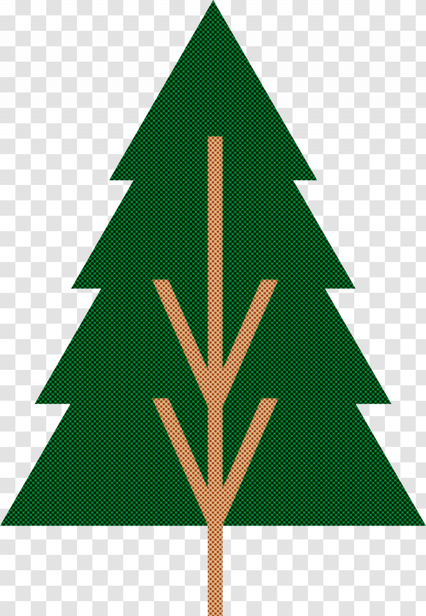 Simple Christmas Tree Transparent PNG