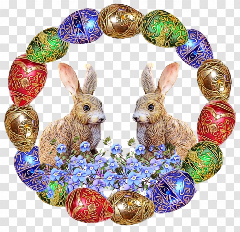 Easter Egg Background - Animal Figure Holiday Ornament Transparent PNG