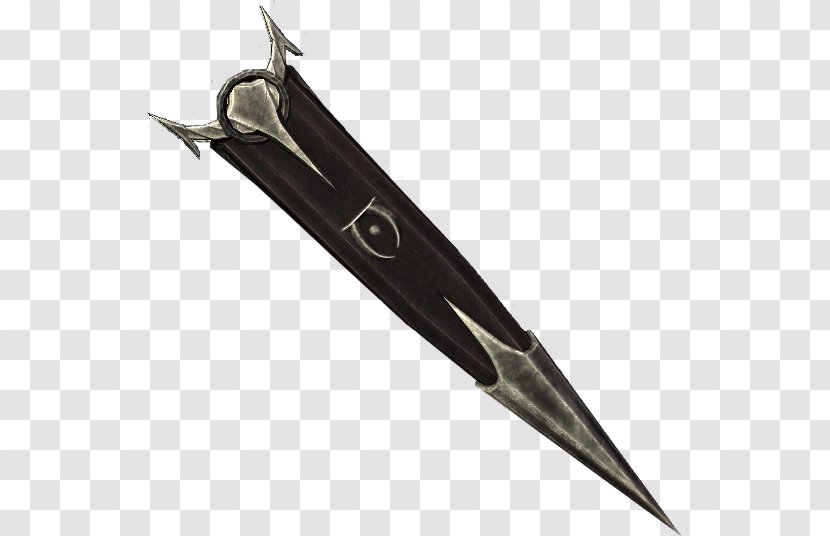 The Elder Scrolls V: Skyrim Scabbard Razor Oblivion Dagger - Knife Transparent PNG