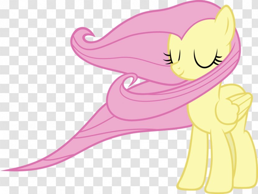 Fluttershy Pony Derpy Hooves - Silhouette - Cartoon Transparent PNG