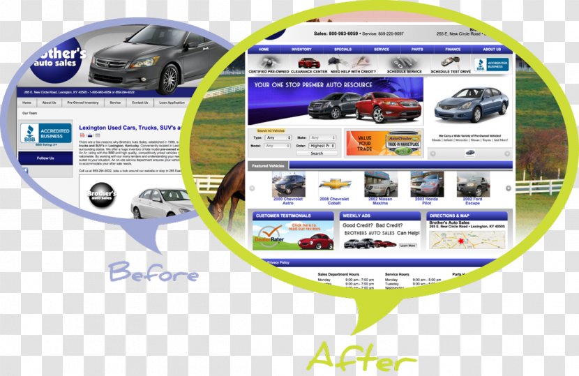 Custom Car Chevrolet - Web Page - Header Navigation Transparent PNG