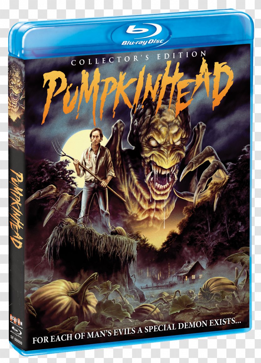 Blu-ray Disc Pumpkinhead Shout! Factory DVD Film - Jeff Burr - Horror Movie Transparent PNG