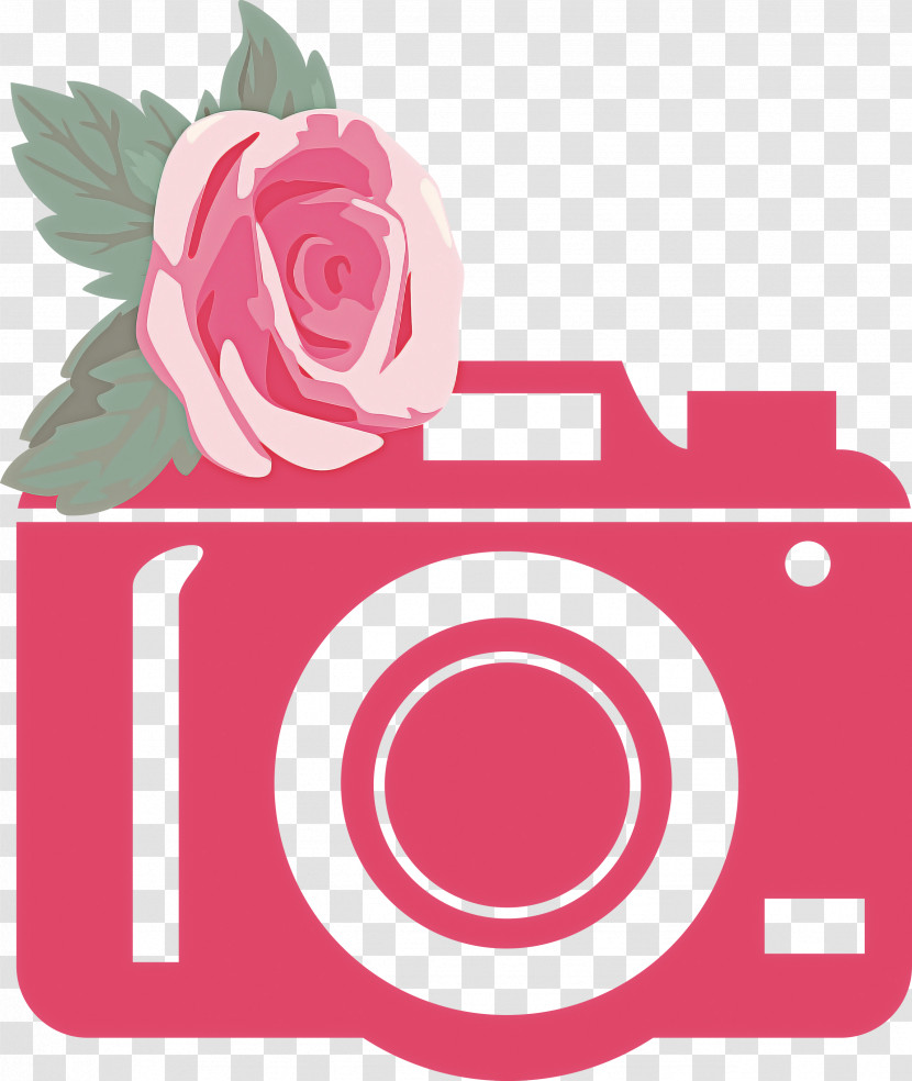 Camera Flower Transparent PNG